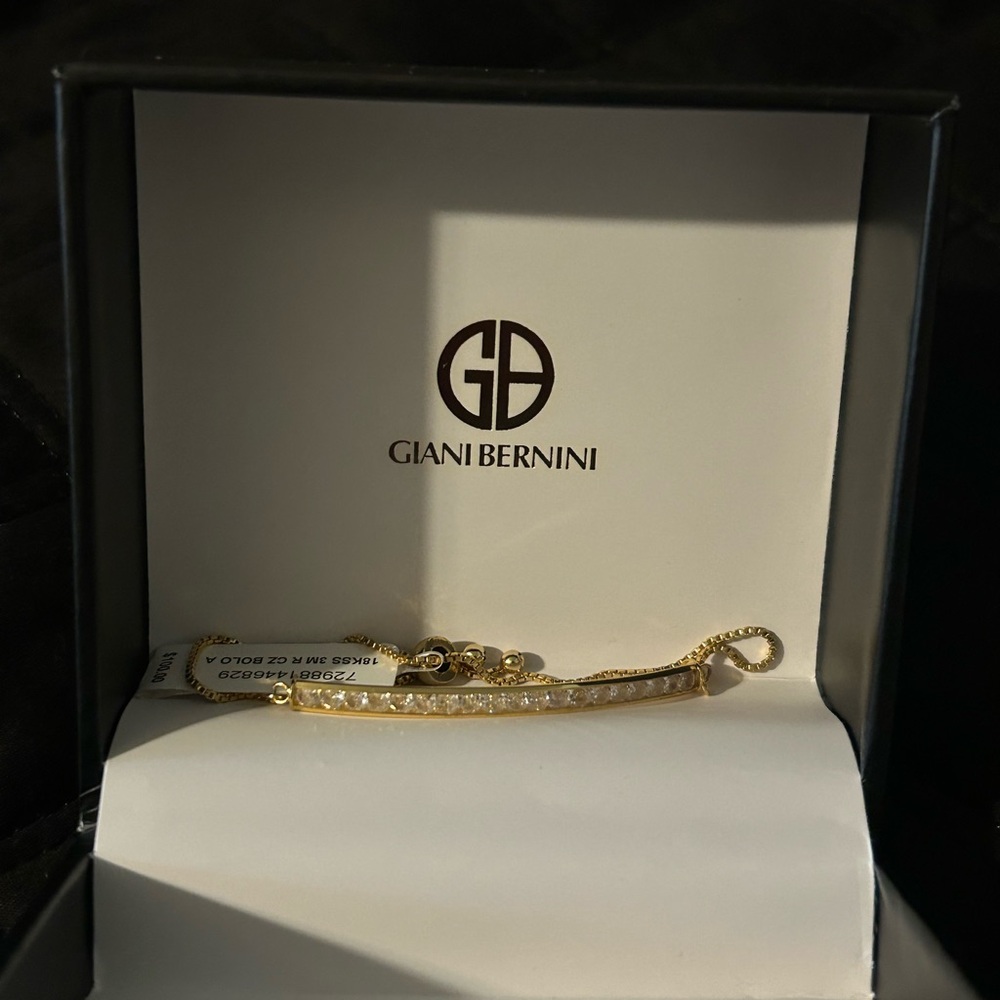 Giani Bernini Gold Necklace with Crystal Accents